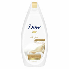Load image into Gallery viewer, 3 Pack Dove ¼ Moisturising Cream Silk Glow Body Wash, 450ml