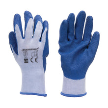 Load image into Gallery viewer, Silverline 427550 Latex Builders Gloves for Heavy Duty Safety Work &amp; Gardening