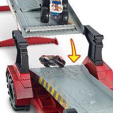 Load image into Gallery viewer, The Hot Wheels Downhill Race &amp; Go Race Track with a Monster Truck &amp; a Car Toy
