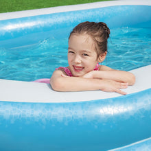 Load image into Gallery viewer, Bestway Inflatable 8'7" x 69" x 20"/2.62m x 1.75m x 51cm Family Rectangular Pool
