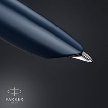 Load image into Gallery viewer, Parker 51 Fountain Pen Midnight Blue Barrel Fine Nib Black Ink Gift Box