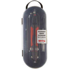 Load image into Gallery viewer, Rotring Compass Set Compact Giant Universal with Lead Box 676560
