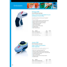 Load image into Gallery viewer, DYMO Omega Soft-Grip Home Embossing Label Maker Black 9mm Tape