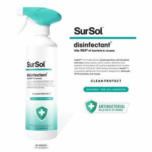Sursol Clean + Protect Disinfectant For All Surfaces, 500ml