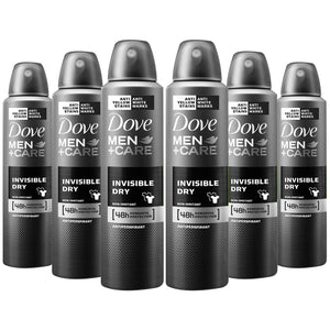 6pk of 150ml Dove Men+Care 48H Powerful Protection Anti-Perspirant