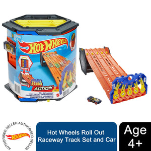 Hot Wheels Roll Out Raceway Track Set and Car