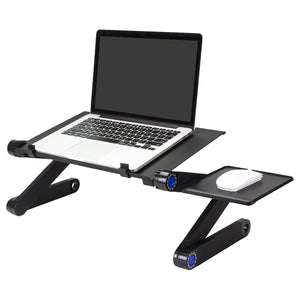 Aquarius Universal Adjustable Durable Laptop Stand with Compact Design, Black