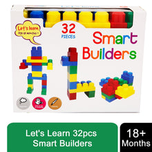 Load image into Gallery viewer, Let&#39;s Learn 32pcs Smart Builders, Gift for kids Multi-coloured