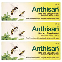Load image into Gallery viewer, 3x of 20g Anthisan Bite&amp;StingCream, Relief from Insect, Bug Bites &amp; StingingRash