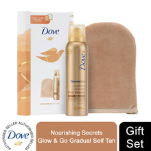 Load image into Gallery viewer, Dove Nourishing Secrets Glow &amp; Go Gradual Self Tan Gift Set for Women , 1pk