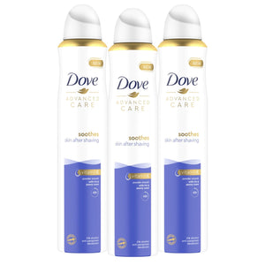 3x of 200ml Dove Advanced Care Anti-Perspirant Deodorant with Iris & Peony Scent