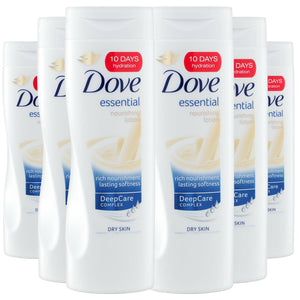 3x400ml or 6x400ml Dove Nourishment Body Lotion For All Skin Types