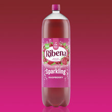 Load image into Gallery viewer, 8pk of 2Litre Ribena Raspberry Rich in Vitamin C Sparkling Energy Drink