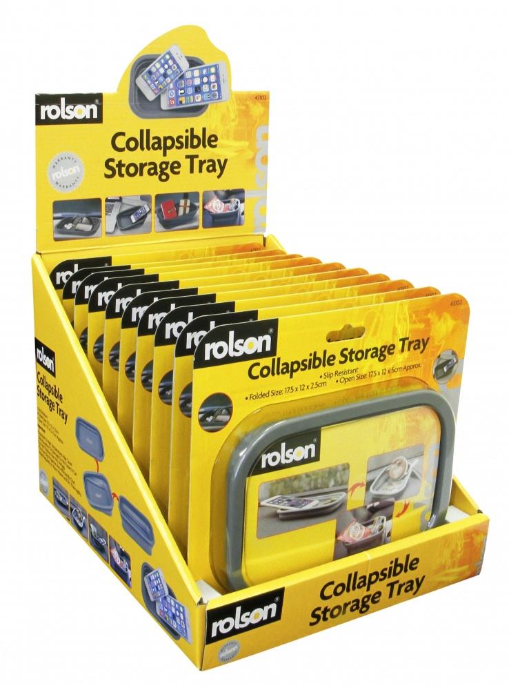 Collapsible Dashboard Storage Tray 175 x 120mm (43102) - Slip Resistant