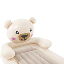 Load image into Gallery viewer, Bestway Children&#39;s DreamChaser Teddy Bear Soft Airbed, 74&quot; x 43&quot; x 35&quot;, 3+ Years