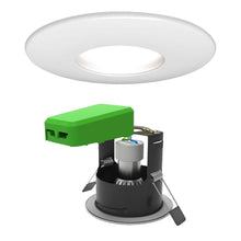 Load image into Gallery viewer, 4lite WiZ Connected GU10 Smart LED Bulb with Matt White FireRated Downlight IP20