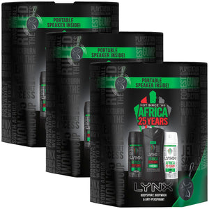 Lynx Africa Gift Set, Present For Brother, Boys And Teens With Bluetooth Speaker