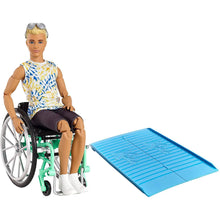 Load image into Gallery viewer, Ken Doll #167 with Wheelchair and Ramp