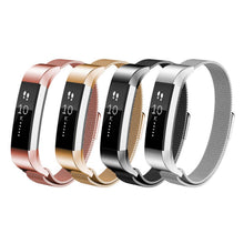 Load image into Gallery viewer, AQ Fitbit Alta Milanese Replacement Straps Alta- Black
