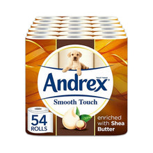Load image into Gallery viewer, Andrex Toilet Roll Touch of Care with Shea Butter Toilet Paper, 108 Rolls