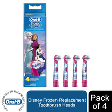 Load image into Gallery viewer, Oral-B Disney Frozen Replacement Toothbrush Heads Pack of 4
