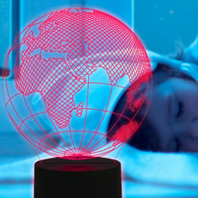 Load image into Gallery viewer, Aquarius 3D Colour Changing Hologram LED Night Light and Desk Lamp