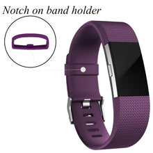 Load image into Gallery viewer, Aquarius Classic Plastic Replacement Strap Band Fitbit Charge-2 Purple, Large