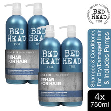 Load image into Gallery viewer, Tigi Bed Head Shampoo and Conditioner Sets + 2 pumps