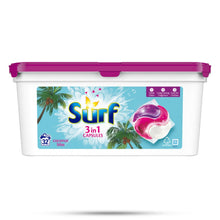 Load image into Gallery viewer, Surf Concentrated Coconut Bliss 3in1 Biological Detergent Capsules 679g, 32W