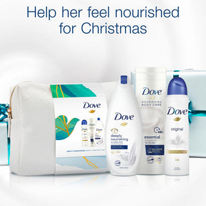 Dove Gently Nourishing Beauty Bag Gift Set, Bodywash, Lotion & APA with Washbag