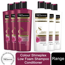 Load image into Gallery viewer, 3 of Each 400ml Tresemme Pro Collection Colour Shineplex Sulphate Free Shmp&amp;Cond