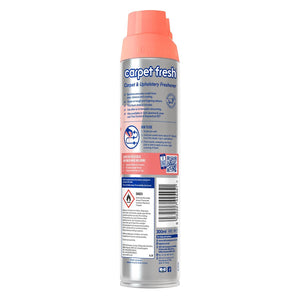 1001 Carpet Fresh 300ml Cans x6, Pink Grapefruit For Carpets, Rugs & Upholstery