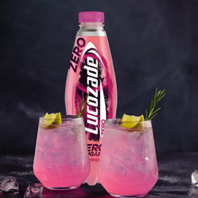 Load image into Gallery viewer, 12 Pack of 900ml Lucozade Pink Lemonade Sparkling Energy Drink
