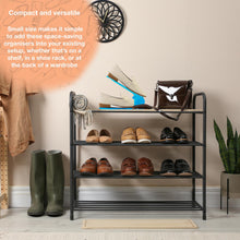 Load image into Gallery viewer, Haven Space Saver Shoe Rack Organisers, Standard Size - Blue