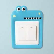 Load image into Gallery viewer, Haven Novelty Electrical Outlet Waterproof Light Switch CoverSticker, Blue Shark