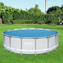 Load image into Gallery viewer, Flowclear Solar Pool Cover for Power Steel &amp; Steel Pro Pools- 16-18 Feet, Blue