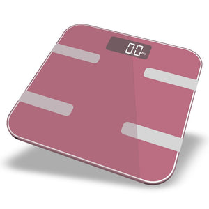 Aquarius 9 in 1 Digital Bathroom Weighing Scales, Rose Gold