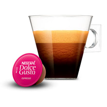 Load image into Gallery viewer, Nescafe Dolce Gusto Coffee Pods Caps Box of 16 Espresso