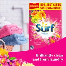 Load image into Gallery viewer, 130W Surf Tropical Lily Laundry Powder &amp; 58W Comfort Sunburst Fabric Conditioner