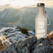 Load image into Gallery viewer, Aquarius Sports Unbreakable Outdoor Fill And Go Water Bottle - 550ml Black