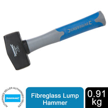 Load image into Gallery viewer, Silverline HA37 Fibreglass Lump Hammer 2lb (0.91kg)