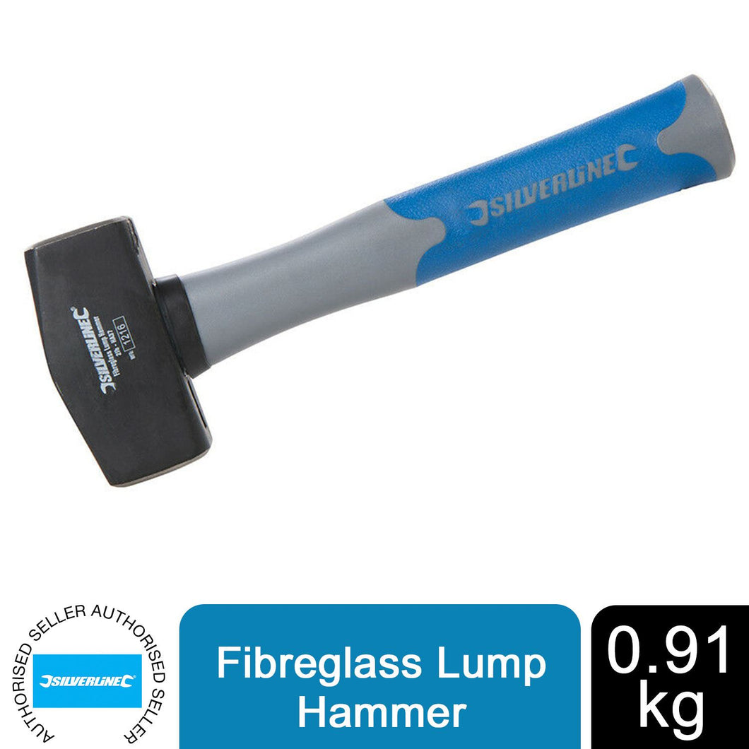 Silverline HA37 Fibreglass Lump Hammer 2lb (0.91kg)