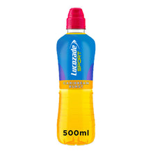 Load image into Gallery viewer, 12 Pack of Lucozade Sport Caribbean Burst Sports Drink, 500ml