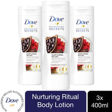 Load image into Gallery viewer, 3x400ml or 6x400ml Dove Nourishment Body Lotion For All Skin Types