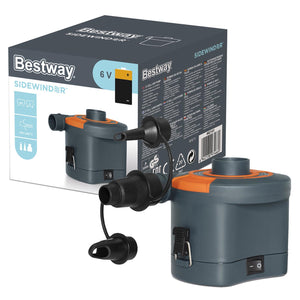 Bestway Sidewinder D Cell Battery 6V Electric Or AC Battery Powered Air Pump