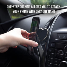 Load image into Gallery viewer, Car Vent Universal Dock Station Magnetic Car Phone Holder Heart Space Grey