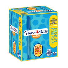 Load image into Gallery viewer, Paper Mate Ballpoint Pens InkJoy 100ST Special Format Blue UltraSmooth Ink 100Pc