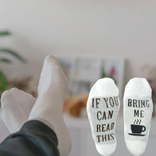 Load image into Gallery viewer, Flo Novelty Cotton Mid Calf Socks with Casual &amp; Funny Slogans, UK Size 4-7