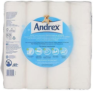 Andrex Toilet Roll Skin Kind, Gentle Clean, Classic or Supreme Quilts, 96 Rolls