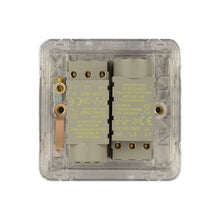Load image into Gallery viewer, Schneider Electric Lisse Screwless 2 Gang 2 Way Dimmer 250W Polished Chrome